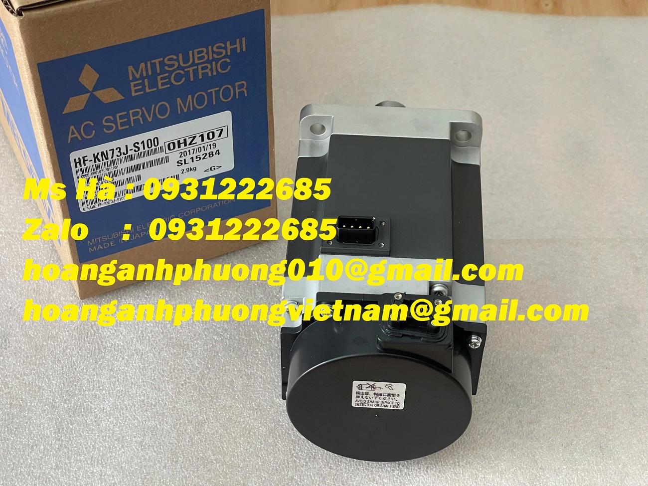 Động cơ điều khiển chính xác cao Mitsubishi HF-KN73J-S100