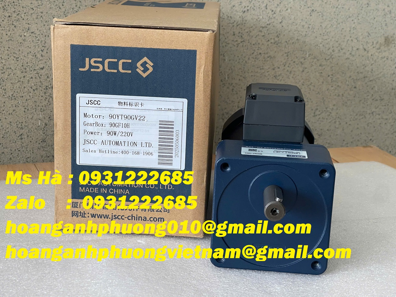 Động cơ và hộp số dòng JSCC 90YT90GV22 + 90GF10H