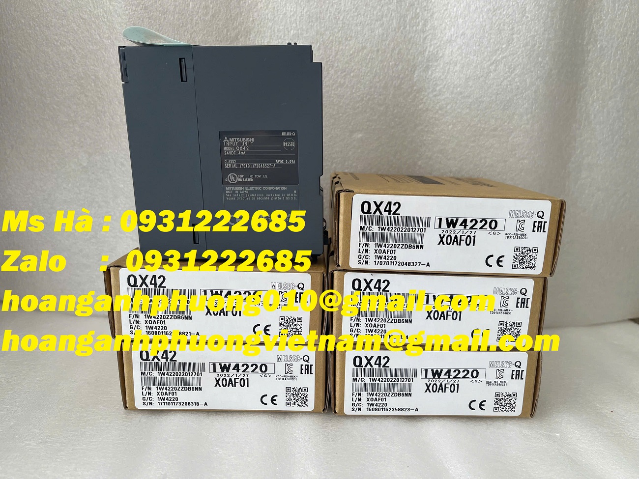 Mô đun đầu vào kỹ thuật số QX42 mitsubishi ( melsec Q)