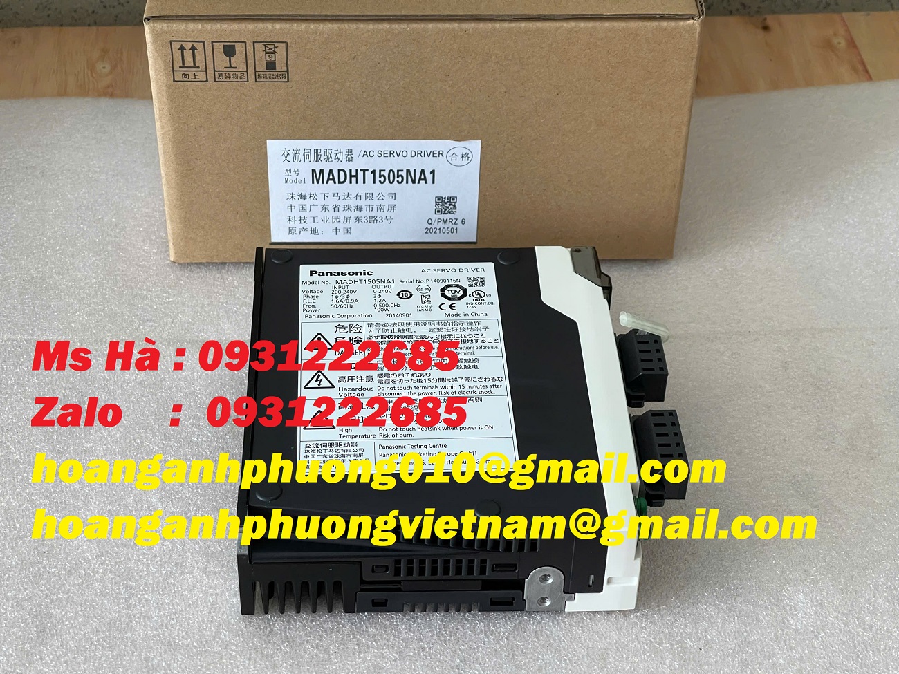 Panasonic MADHT1505NA1 dòng minas A5N series - điều khiển