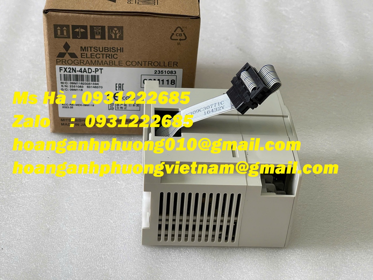 Module đọc nhiệt độ PLC FX series FX2N-4AD-PT mitsubishi