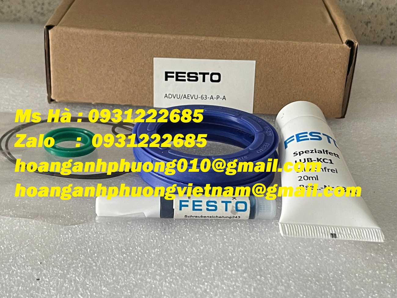 Bộ phớt ADVU/AEVU-63-A-P-A festo - ứng dụng trong công nghiệp