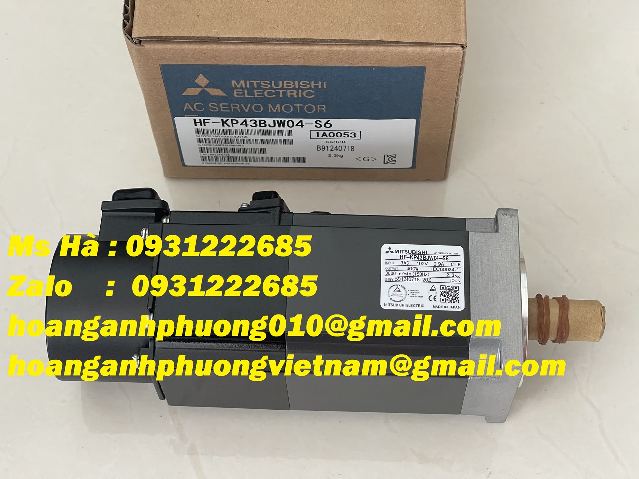 Cạnh tranh giá bộ động cơ servo HF-KP43BJW04-S6 mitsubishi