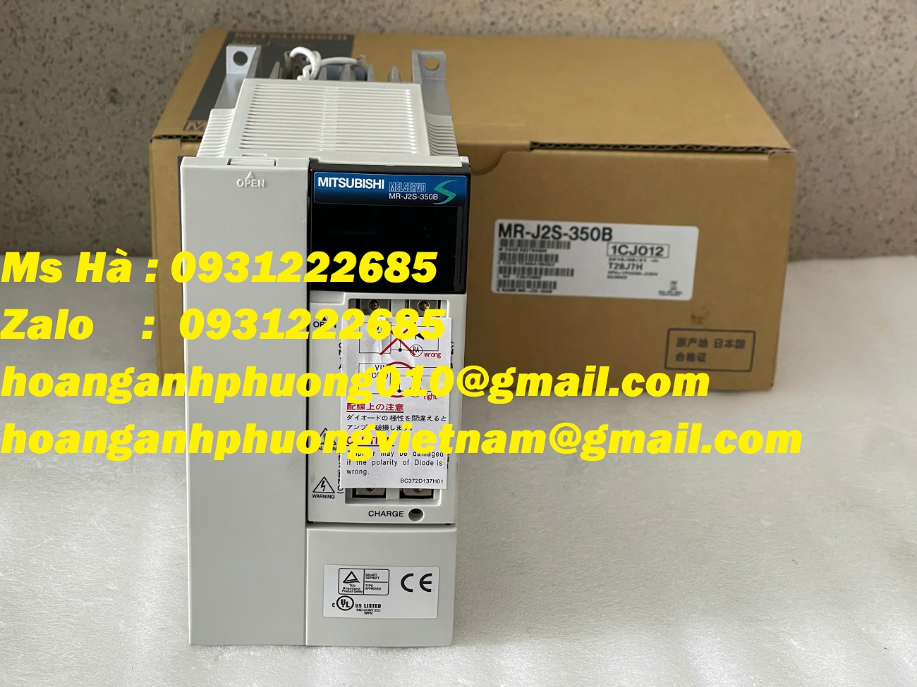 Servo cải tiến hiệu suất chính xác MR-J2S-350B mitsubishi