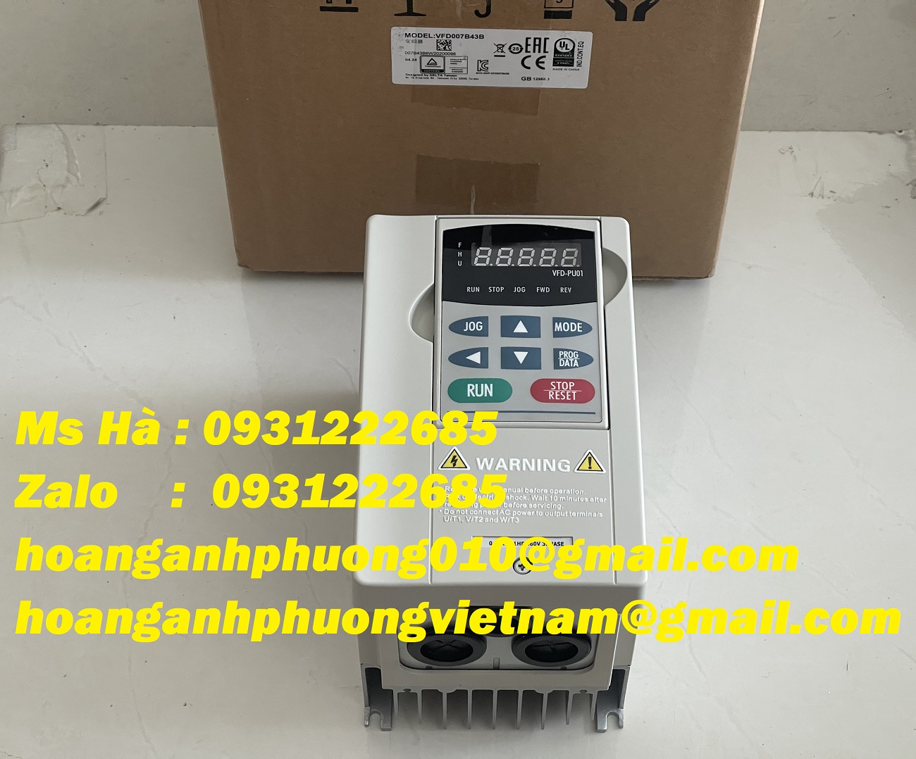 VFD007B43B delta - biến tần - hàng nhập khẩu chính hãng