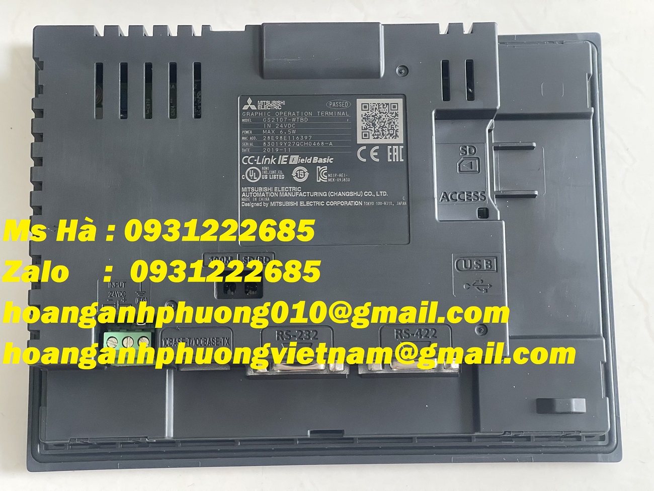 HMI mitsubishi GS2107-WTBD giá tốt - hàng chất lượng