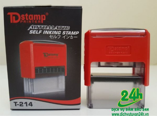 Hộp dấu tự động TDstamp T214