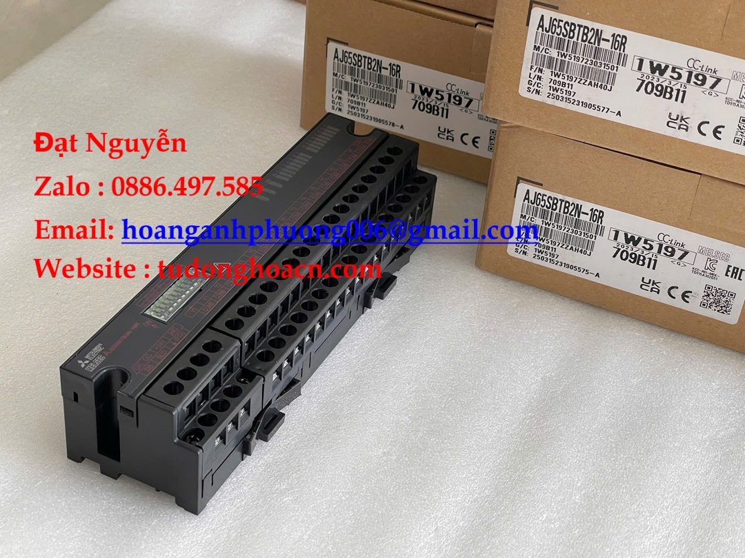 Mitsubishi CC-Link AJ65SBTB2N-16R Tích hợp hoàn hảo PLC