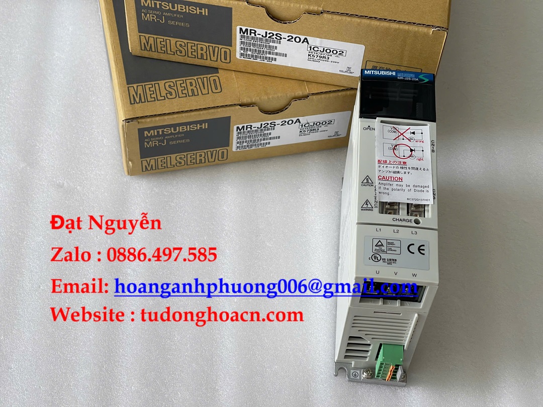 MR-J2S-20A Bộ điều khiển servo Mitsubishi giá tốt