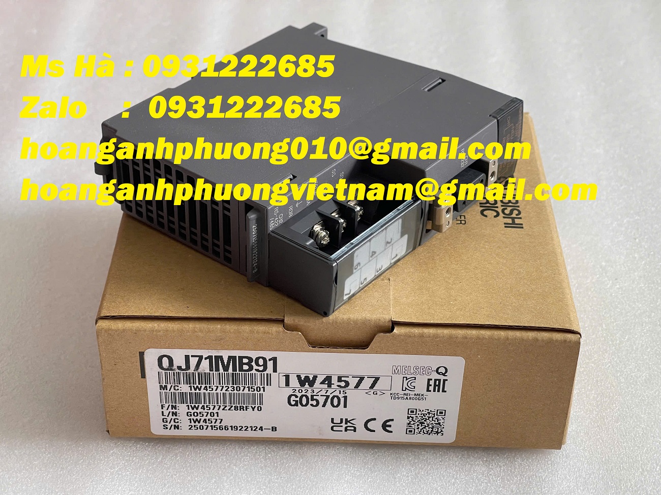 Mô đun modbus QJ71MB91 mitsubishi - melsec Q series