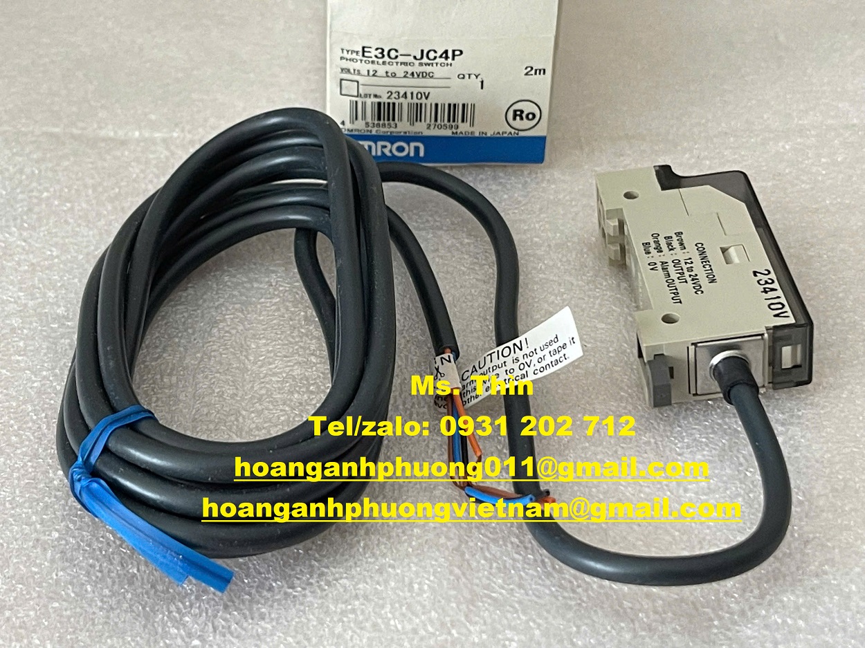 Cảm biến quang Omron, E3C-JC4P, hàng nhập giá tốt