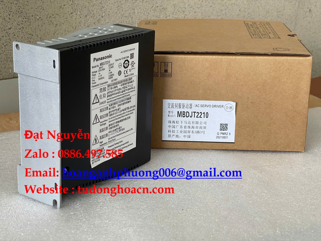 Bộ điều khiển servo MBDJT2210 Panasonic Thông minh, ổn định