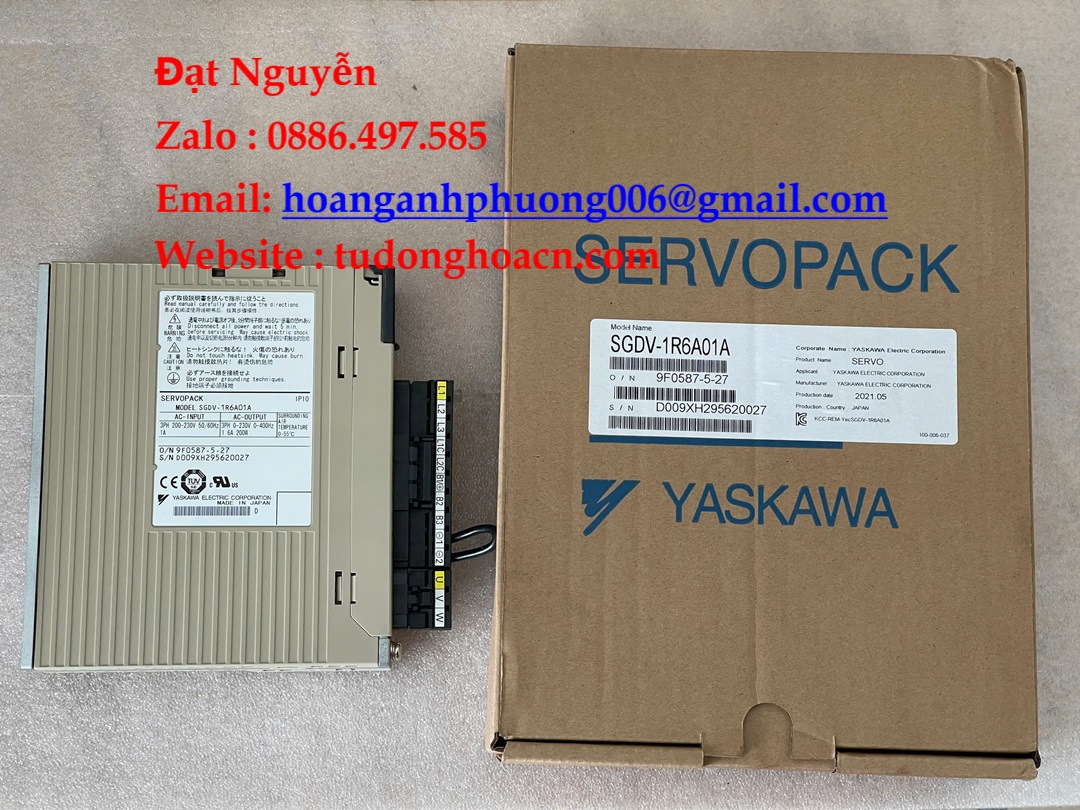 SGDV-1R6A01A Yaskawa  Bộ điều khiển servo mạnh mẽ