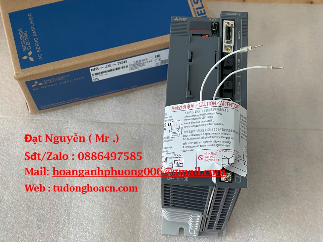 Bộ điều khiển servo MR-JE-70B Mitsubishi Chính xác