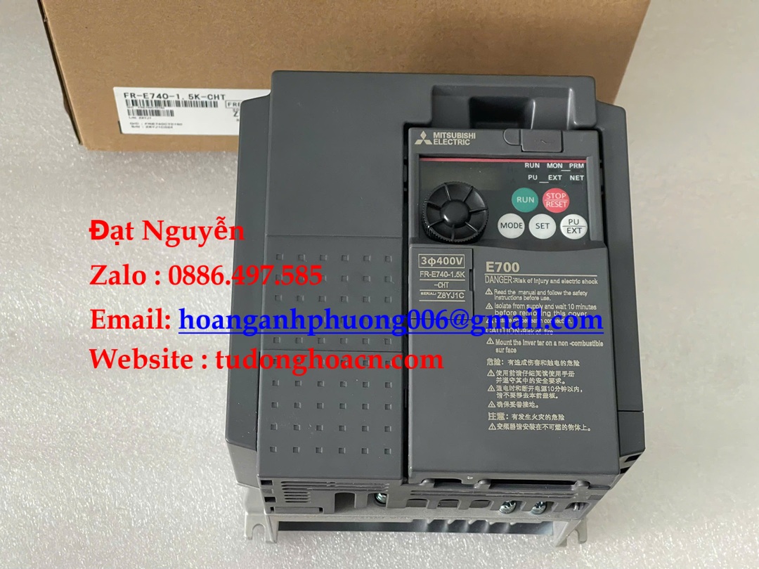 FR‑E740‑1.5K‑CHT Mitsubishi Biến tần tần số cao 1.5 kW