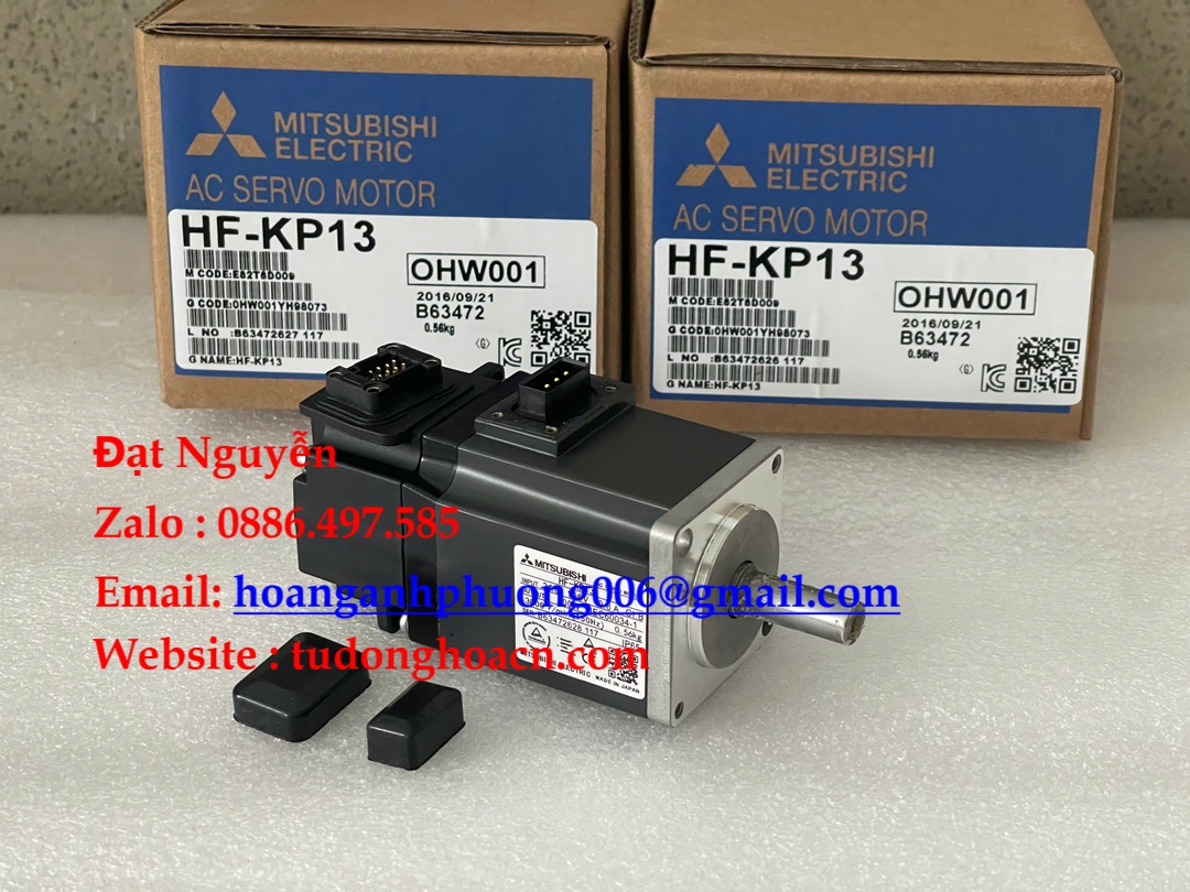 HF‑KP13 Mitsubishi Servo Motor 100 W tốc độ 3 000 rpm