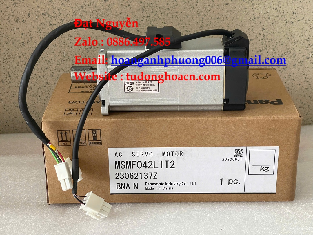 MSMF042L1T2 Panasonic SERVO MOTOR MINAS A6 400 W, IP65