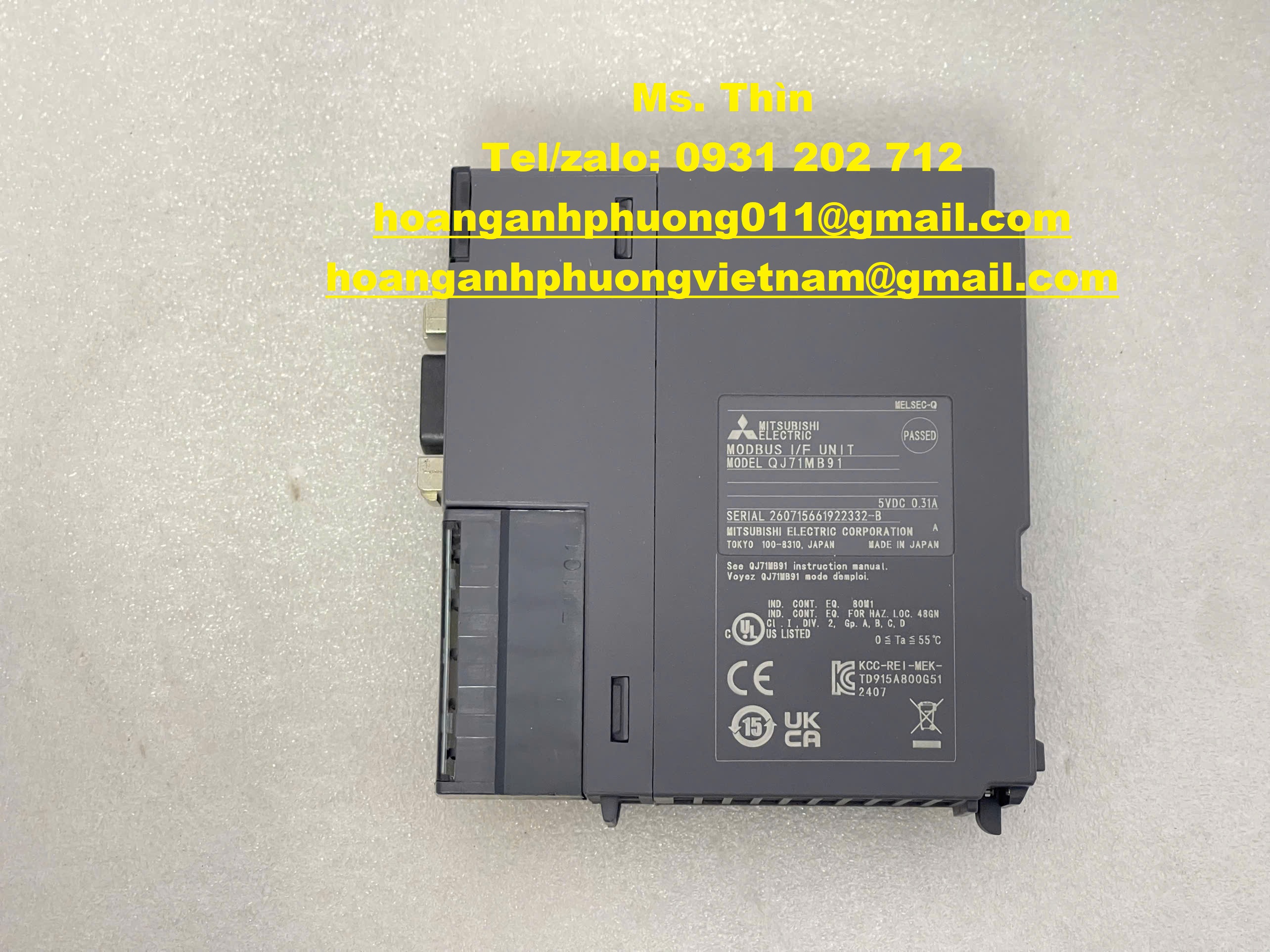 Mô đun Mitsubishi giá tốt - QJ71MB91 - New 100%