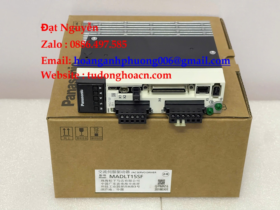 Bộ Điều Khiển Servo Panasonic MADLT15SF MINAS A6S – 200W