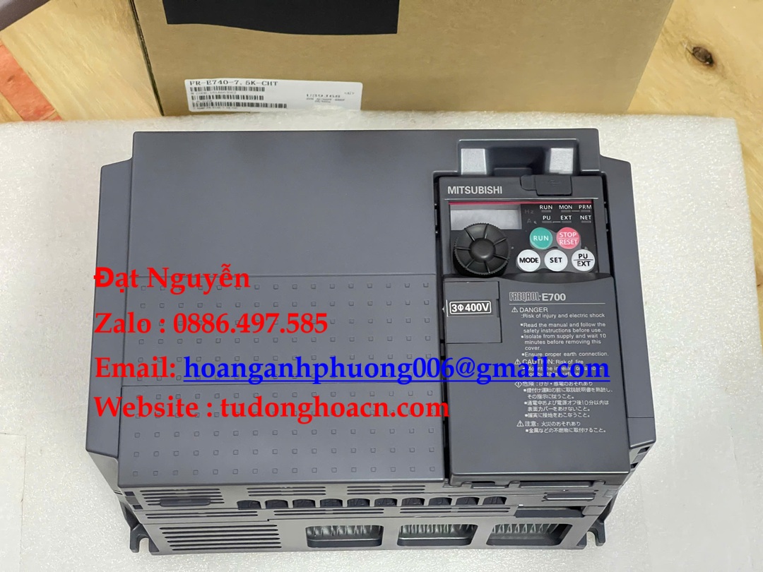 FR-E740-7.5K-CHT Biến tần Mitsubishi chính hãng – Giá tốt