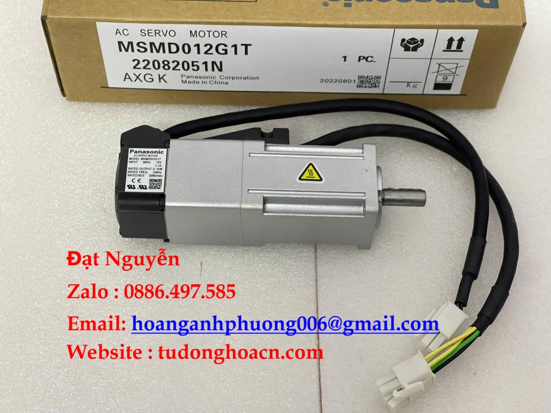 Động Cơ Servo Panasonic MSMD012G1T Chính Hãng, Giá Tốt Tại