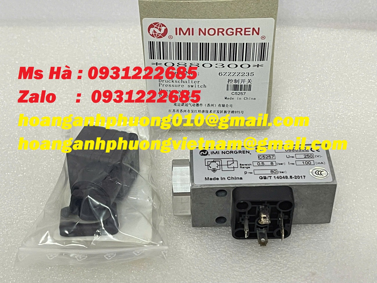 0880300 IMI Norgren | Công tắc áp suất | bảo hành đầy đủ