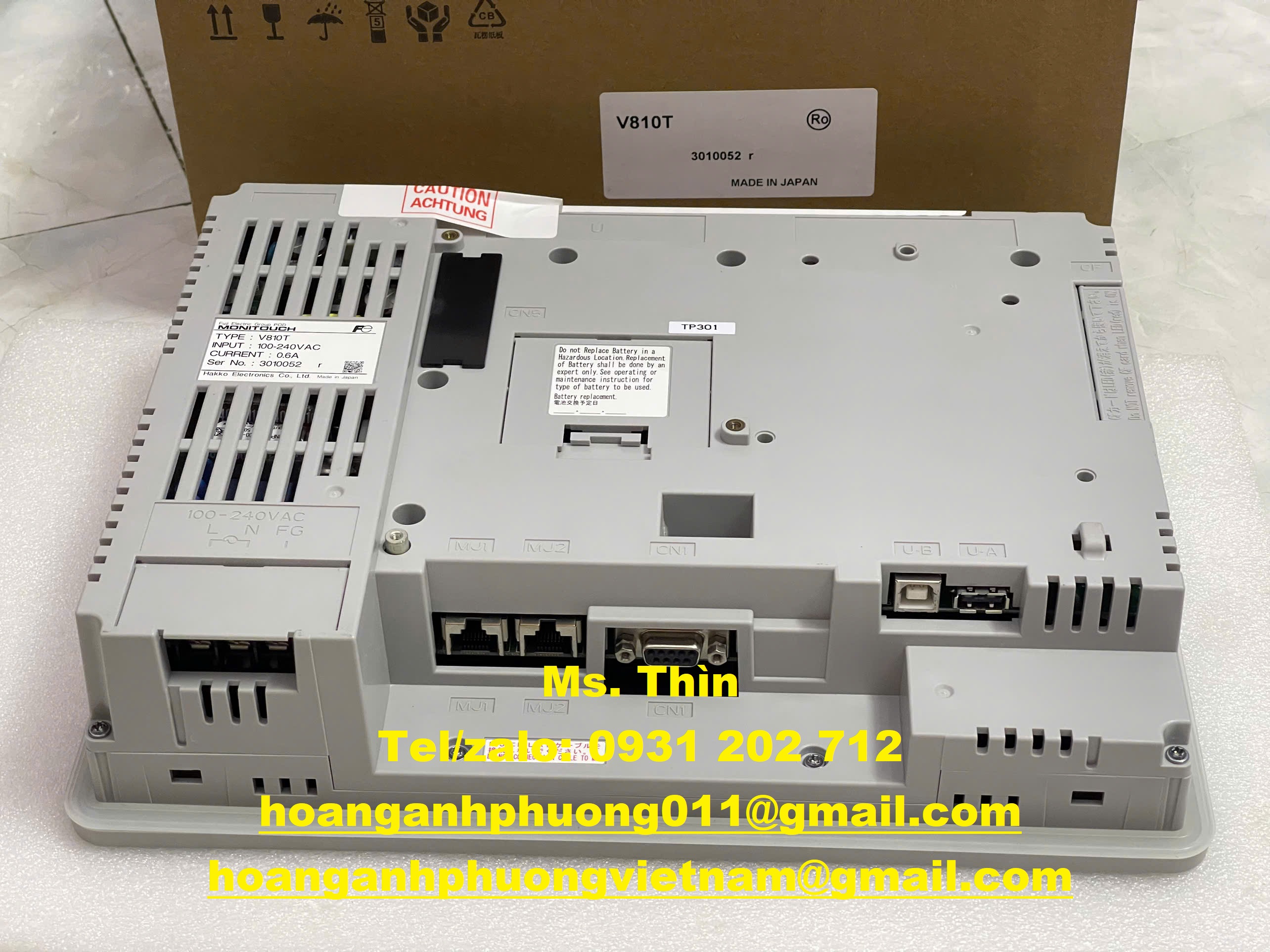 New - Màn hình cảm ứng Fuji - mã hàng V810T - giá tốt