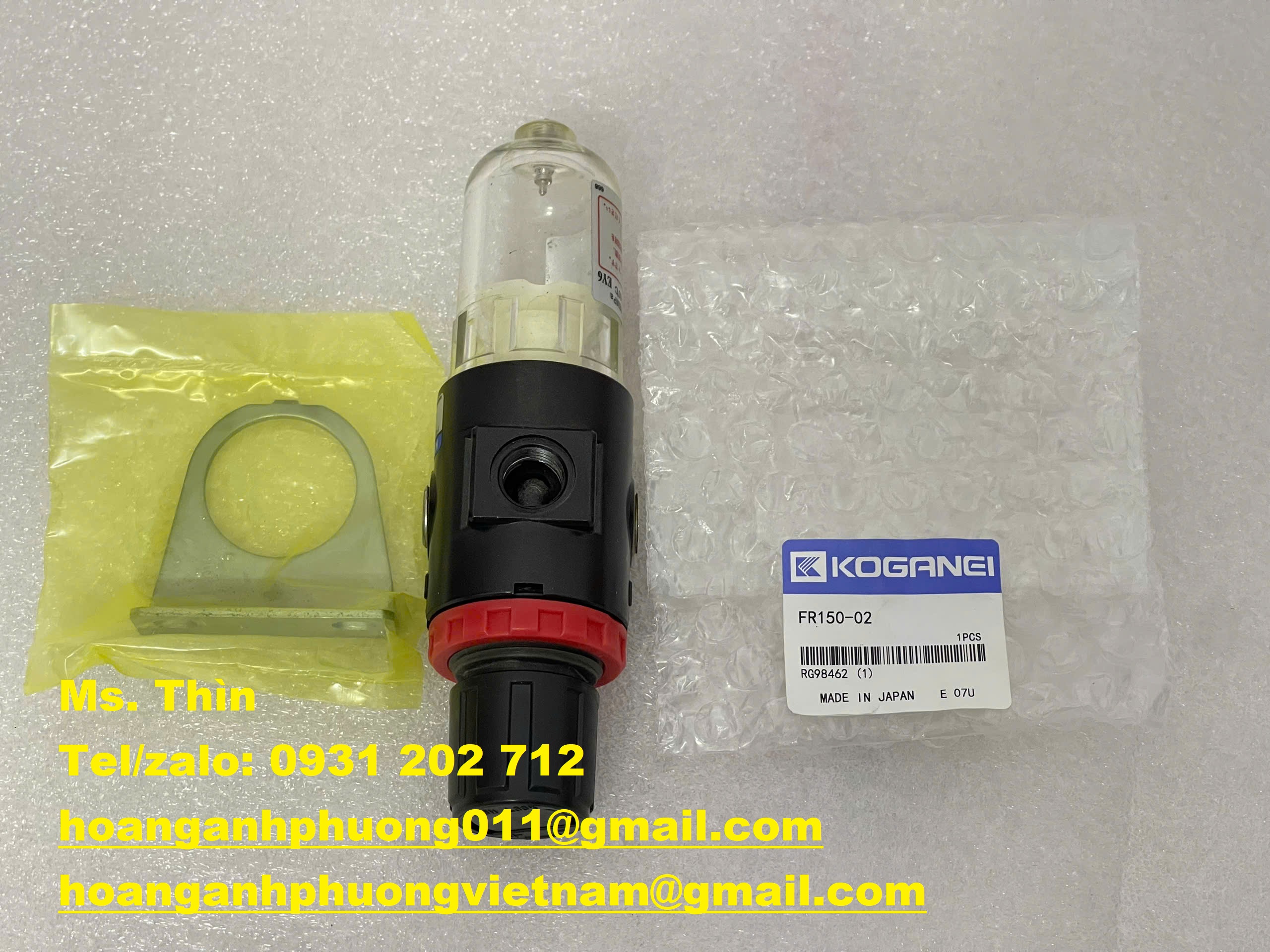 Koganei new 100% - bộ lọc khí FR150-02 - miễn phí giao hàng