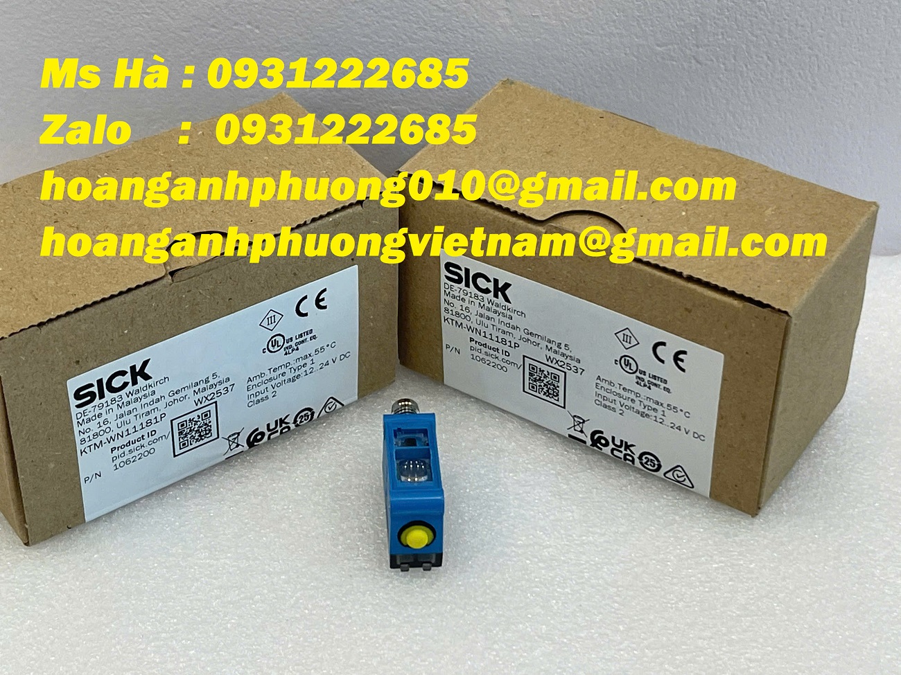 Sick KTM-WN11181P cảm biến tương phản - phát hiện vật thể