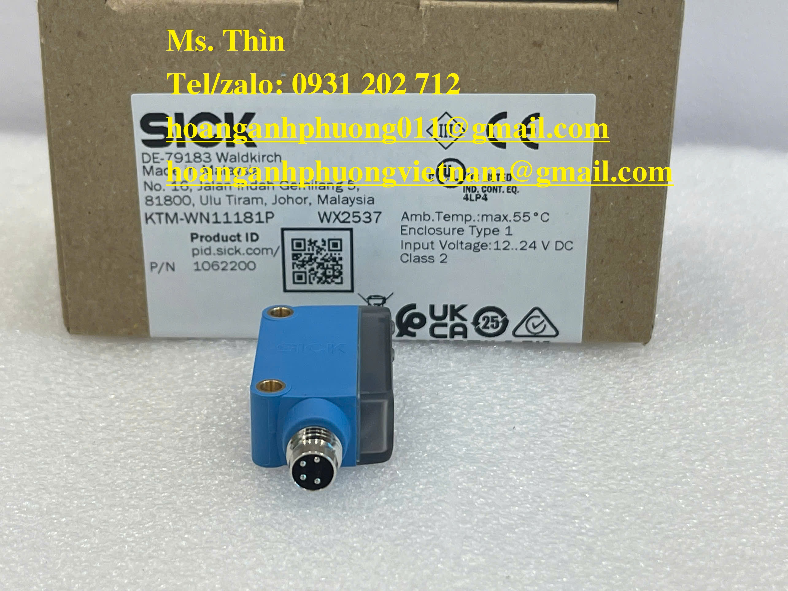 New 100% - Cảm biến Sick KTM-WN11181P - bảo hành 12 tháng