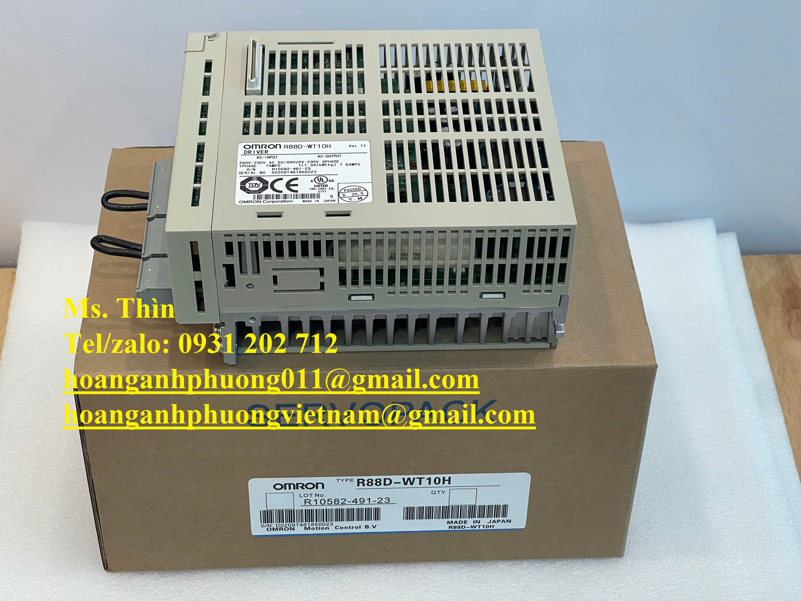 Bộ điều khiển Omron - model R88D-WT10H - hàng nhập giá tốt