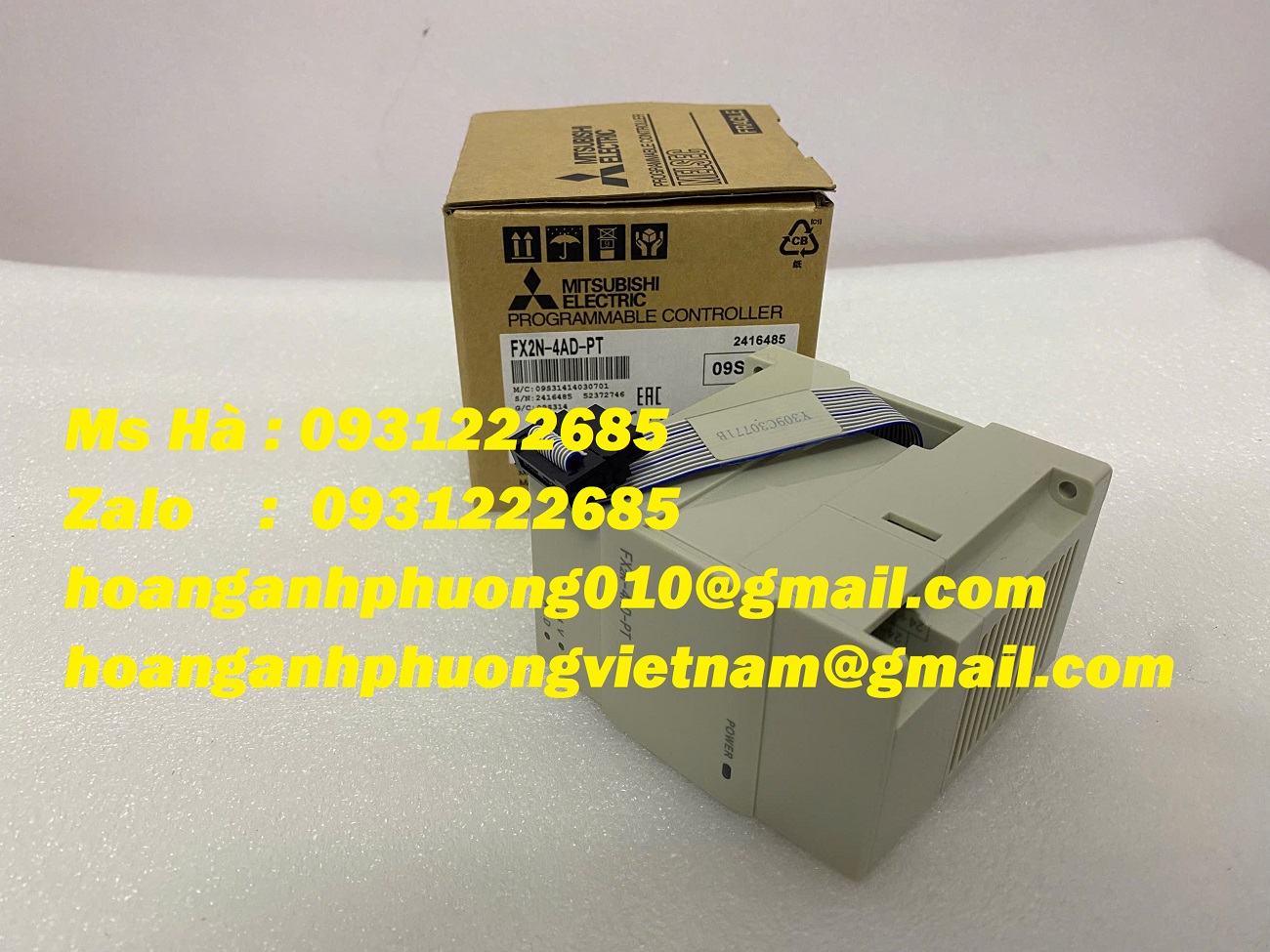 FX2N-4AD-PT mitsubishi - mô đun nhiệt độ giá tốt - mới 100%