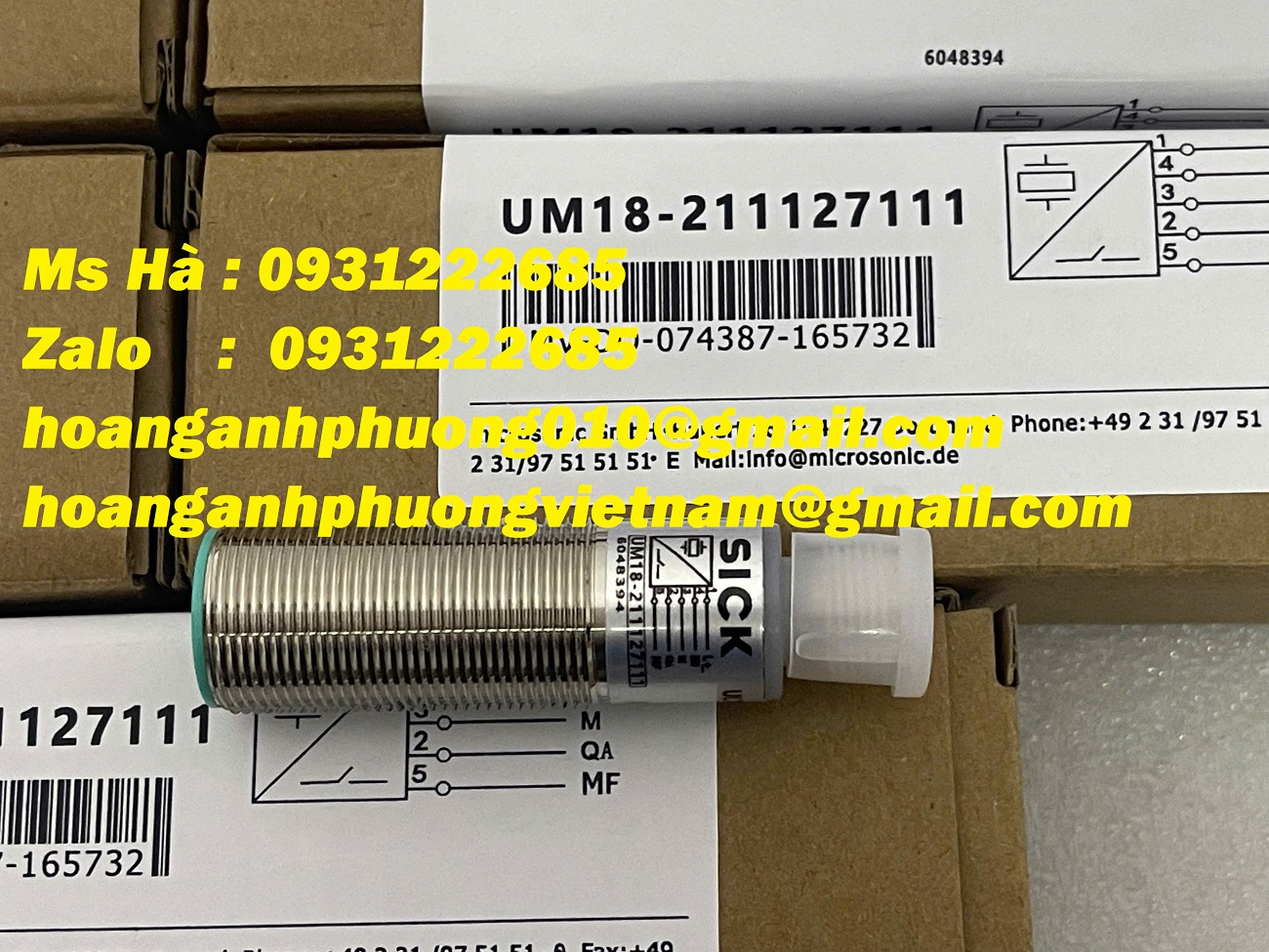 Sensor giá tốt dòng Sick UM18-211127111 bảo hành 12 tháng